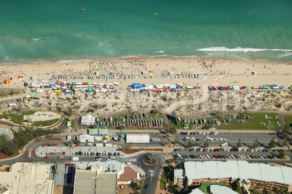 Aerial Image of 2007 Australian Masters Surf Lifesaving Championships, Perth