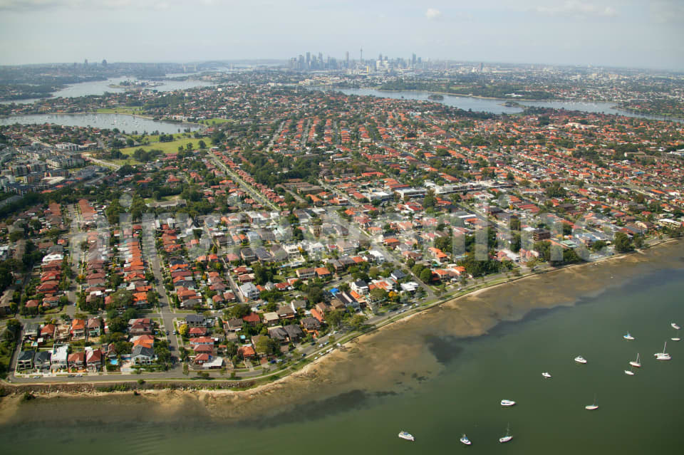 Aerial Image of Abbotsford to Sydney\'s CBD