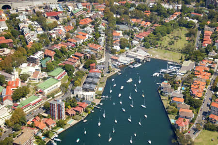 Aerial Image of CAREENING COVE,  KIRRIBILLI.