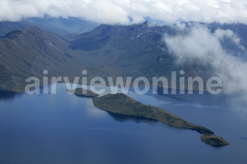 Aerial Image of Lake Pedder, Tasmania