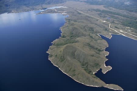 Aerial Image of LAKE PEDDER, TASMANIA.