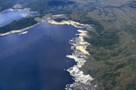 Aerial Image of LAKE GORDON, TASMANIA.