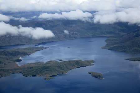 Aerial Image of LAKE PEDDER, TASMANIA.