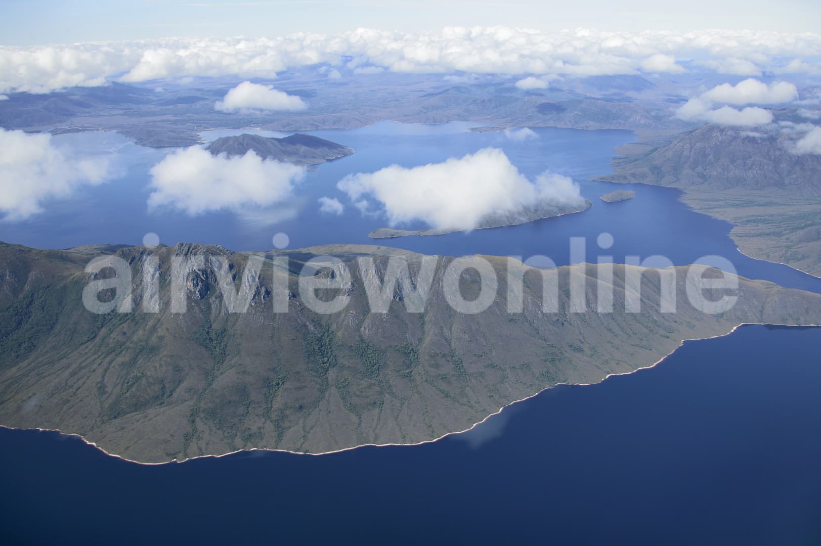 Aerial Photography Lake Pedder, Tasmania Airview Online