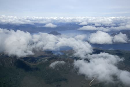 Aerial Image of LAKE PEDDER.