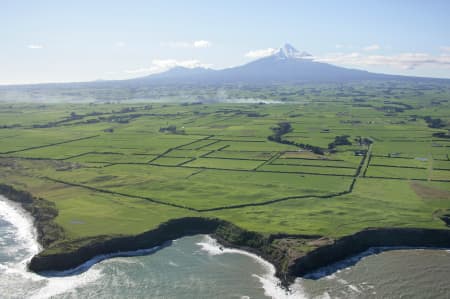 Aerial Image of MOUNT TARANAKI.