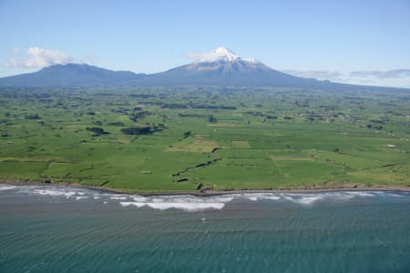 Aerial Image of MOUNT TARANAKI.