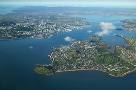 Aerial Image of DEVONPORT AND AUCKLAND CITY.