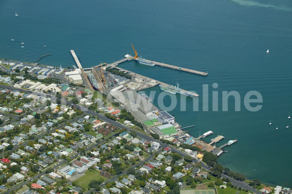 Aerial Image of Naval Base, Stanley Point
