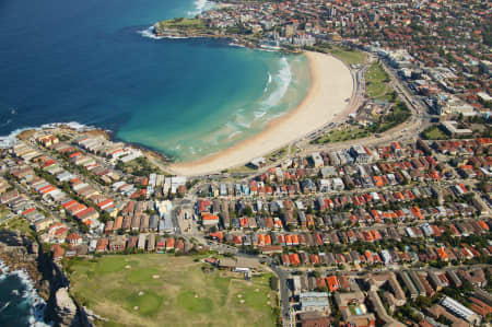 Aerial Image of BONDI BEACH.