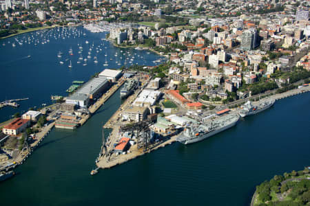 Aerial Image of WOOLLOOMOOLOO BAY LOOKING SOUTH EAST.