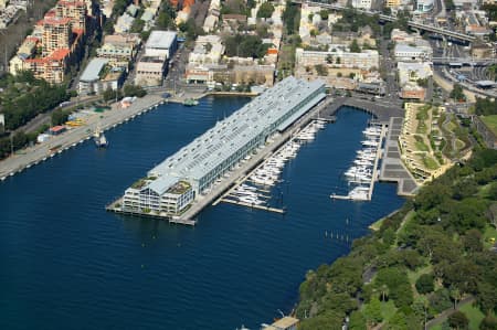 Aerial Image of FINGER WHARF, WOOLLOOMOOLOO.