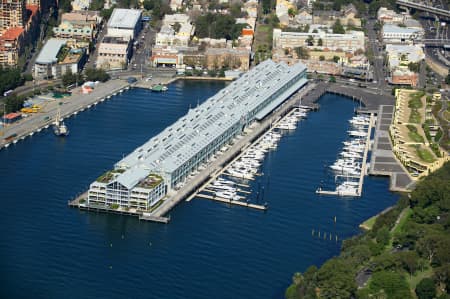 Aerial Image of FINGER WHARF, WOOLLOOMOOLOO.