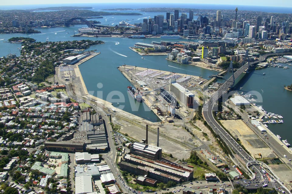 Aerial Image of Looking North East from White Bay in Rozelle