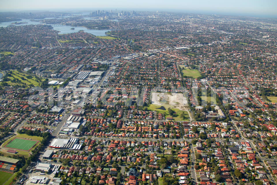 Aerial Image of Burwood to Sydney\'s CBD