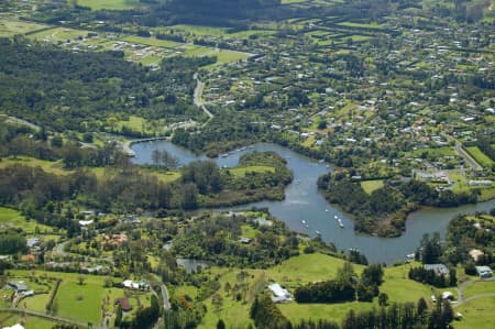 Aerial Image of SUBURBS AND WATERWAYS IN BAY OF ISLANDS.
