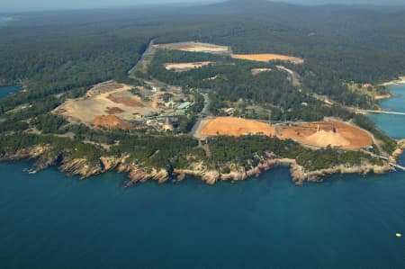 Aerial Image of NIPPON PAPER MILL IN TWOFOLD BAY.