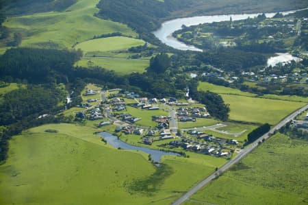 Aerial Image of HARURU FALLS.