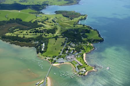 Aerial Image of WAITANGI BAY OF ISLANDS.