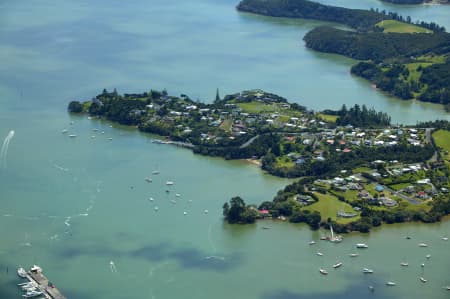 Aerial Image of OKIATO BAY OF ISLANDS.