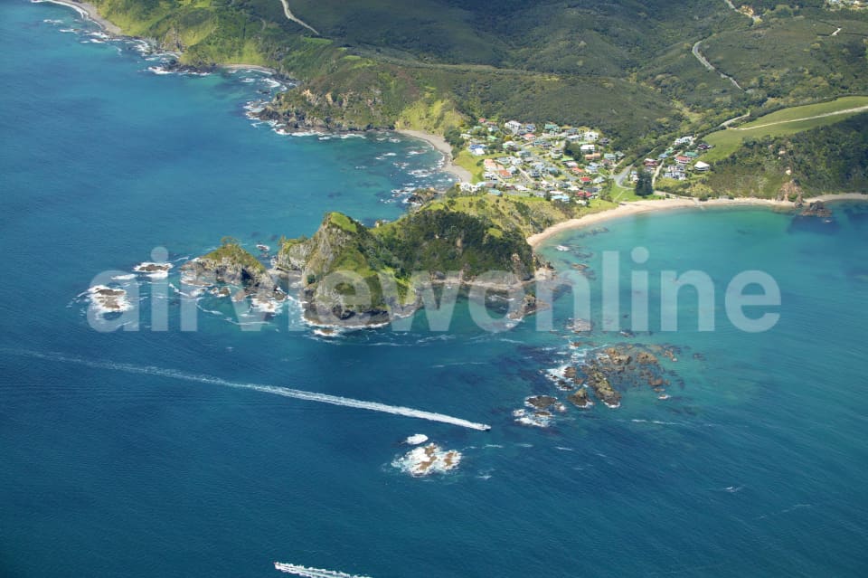 Aerial Image of Tapeka Point Bay of Islands