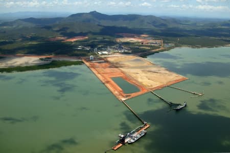 Aerial Image of FISHERMANS LANDING JETTY GLADSTONE.