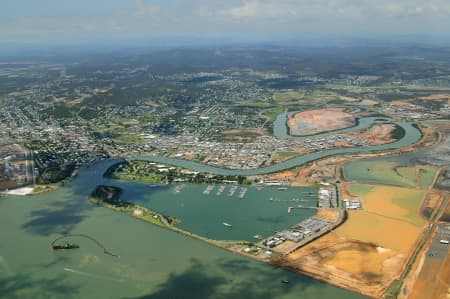 Aerial Image of GLADSTONE BOAT HARBOUR.