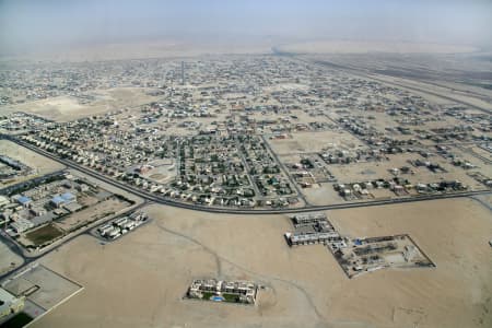 Aerial Image of LOOKING SOUTH EAST FROM AL BALSHAA FIRST DUBAI.