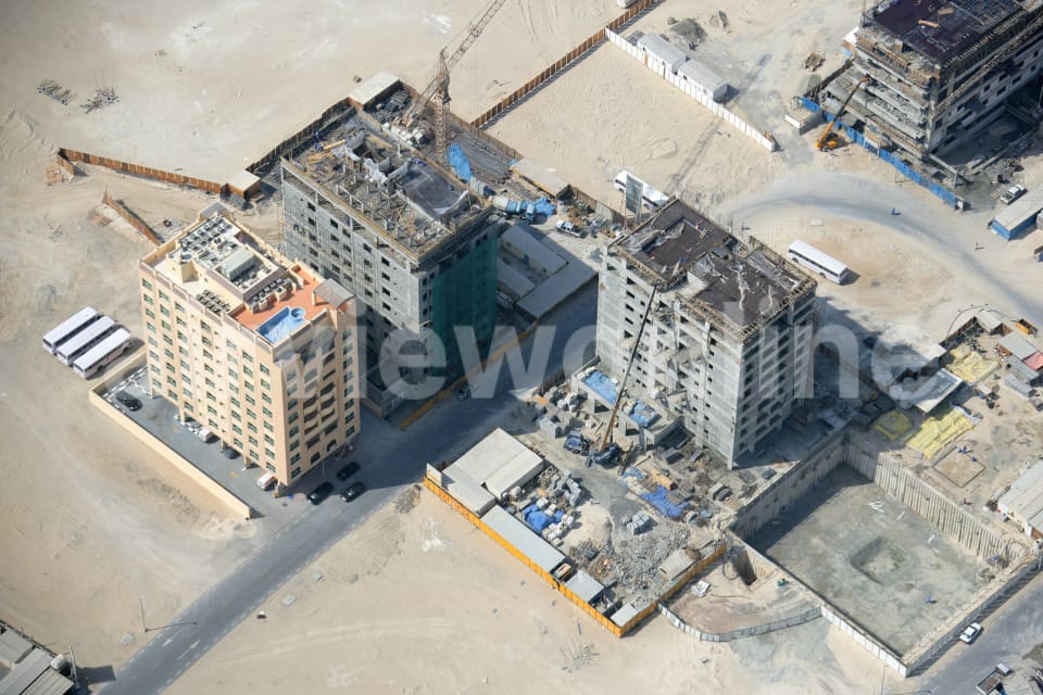Aerial Image of Construction Site Dubai