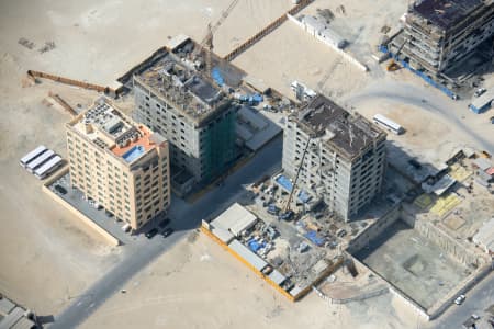 Aerial Image of CONSTRUCTION SITE DUBAI.