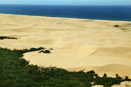 Aerial Image of STOCKTON BEACH NEWCASTLE.