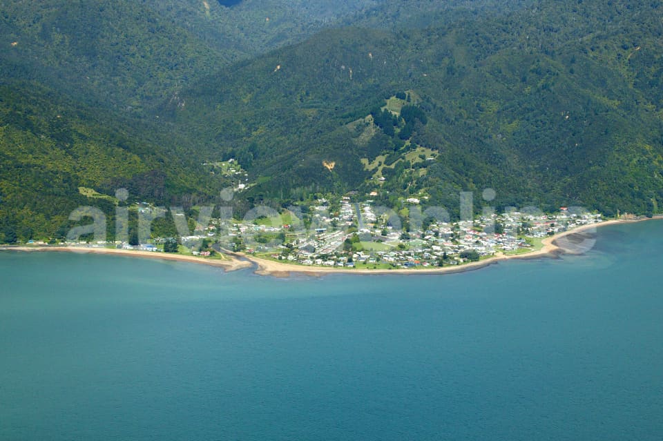 Aerial Image of Coastal Communities Coromandel Peninsula