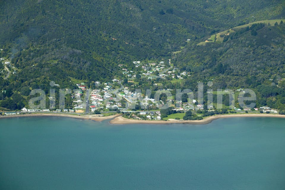 Aerial Image of Coastal Community