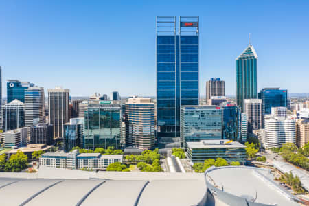 Aerial Image of PERTH CBD