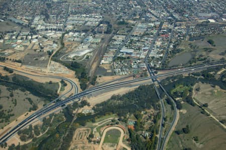 Aerial Image of HUME HIGHWAY WODONGA.