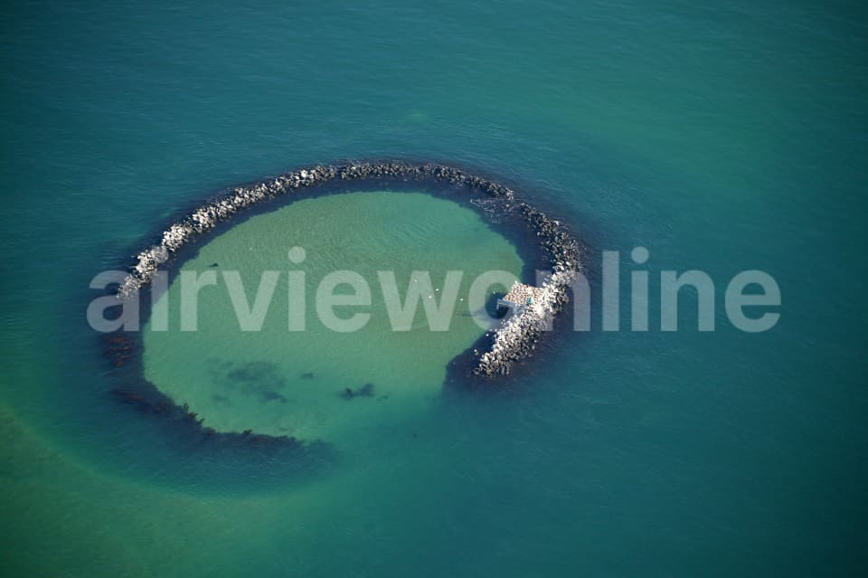 Aerial Image of Man made pool Queenscliff
