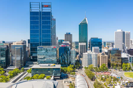 Aerial Image of PERTH CBD