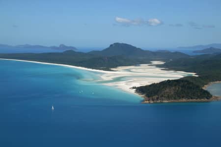Aerial Image of WHITEHAVEN BEACH WHITSUNDAY ISLAND.