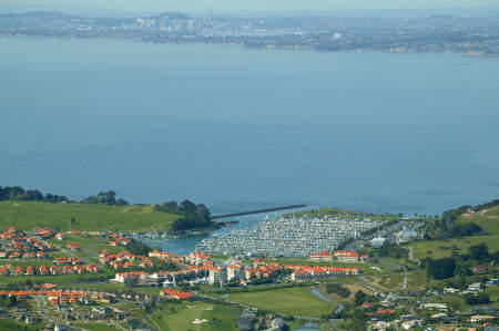 Aerial Image of LOOKING SOUTH FROM GULF HARBOUR MARINA.