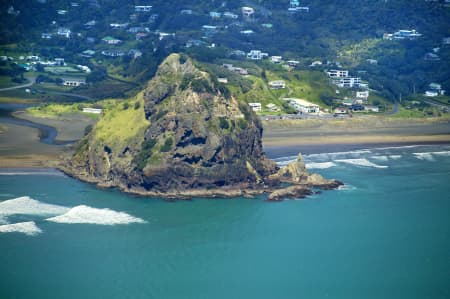 Aerial Image of LION ROCK PIHA.