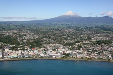 Aerial Image of MOUNT TARANAKI NEW PLYMOUTH.