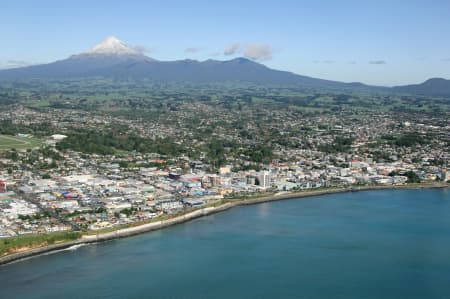 Aerial Image of MOUNT TARANAKI NEW PLYMOUTH.