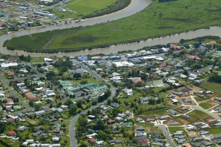 Aerial Image of OVERVIEW OF HELENSVILLE TOWN.