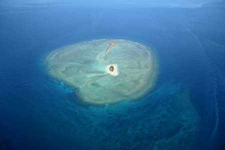 Aerial Image of NORTH REEF LIGHTHOUSE, QLD