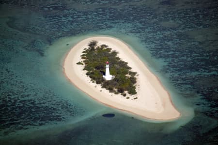 Aerial Image of NORTH REEF LIGHTHOUSE, QUEENSLAND