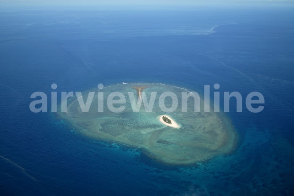 Aerial Image of North Reef Lighthouse, QLD