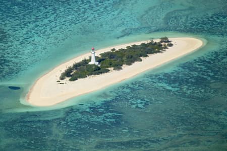 Aerial Image of NORTH REEF LIGHTHOUSE, QLD