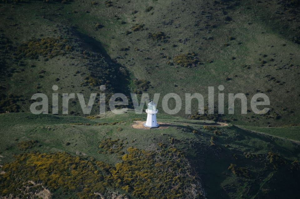 Aerial Image of Pencarrow Lighthouse, Pencarrow Head NZ