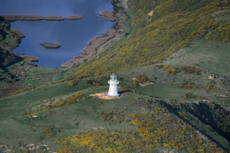 Aerial Image of PENCARROW LIGHTHOUSE, NZ