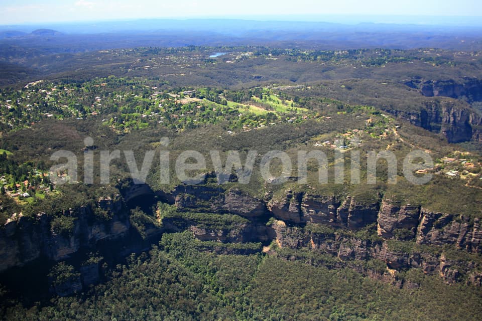Aerial Image of Leura Cliffs